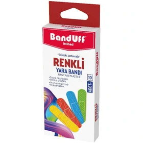 چسب زخمBandUffمدل RENKLI  رنگی بسته ۱۰عددی