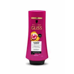 شامپو نرم کننده صورتی  GLISS مدل SUPREME LENGTH حجم 400 میلی لیتر