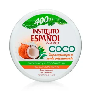 کرم بدن Instituto Espanol مدل Coco حجم 400 میلی‌لیتر