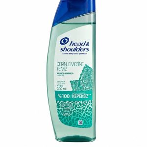شامپو Head & Shoulders مدل Derinlemesine Temiz با عصاره نعنا، ضد خارش، حجم 300 میلی‌لیتر
