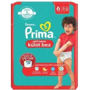 پوشک شورتی Prima سایز 6 مدل Kulot bez